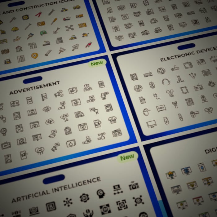 TheOneStopWeb.Shop has access to a vast library of icon sets