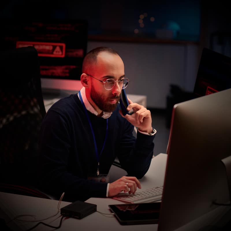 Malicious software being removed from a web server