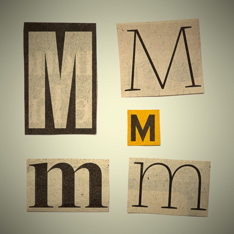 An illustration of different fonts