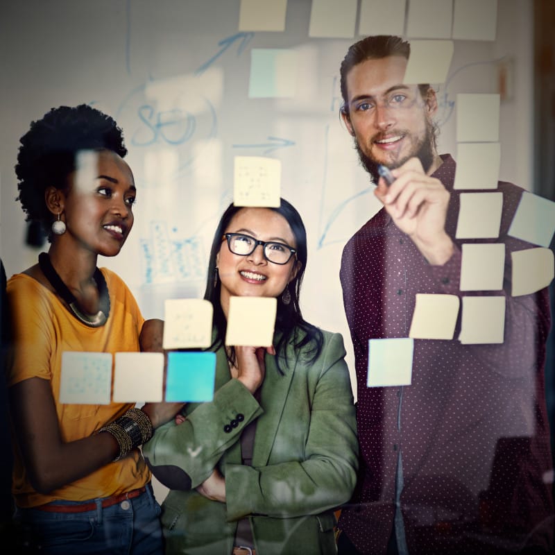 The One Stop Web Shop plan new content as part of a business website refresh.