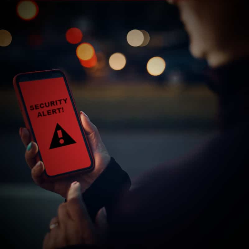 A security alert