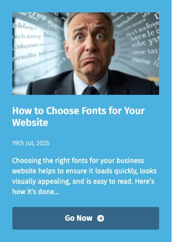 All about web fonts and how to select the rights ones for your website.