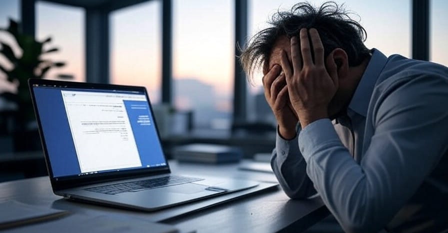 A business owner who didn't secure a WordPress site.